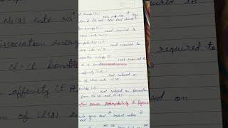 bsc 1st year chemistry hons notes 🥰🥰 [upl. by Hungarian990]