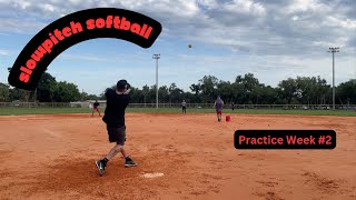 Slowpitch Softball Batting Practice 2 [upl. by Zetrauq]