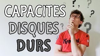 Capacités des Disques Durs  Système binaire vs décimal 5 Minutes Pour [upl. by Oirramaj]