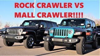 2020 Jeep Wrangler Rubicon Vs 2020 Jeep Wrangler Sahara Which Jeep Do You Buy For 50000 [upl. by Aramak]