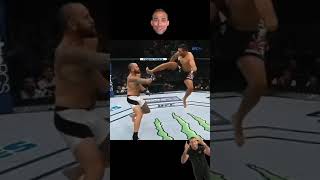 Fabricio Werdum Insane Flying Kick🥶😱 [upl. by Polly]