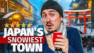 I Survived Japans Snowiest Town ⛩️ Winter Road Trip [upl. by Oramlub321]