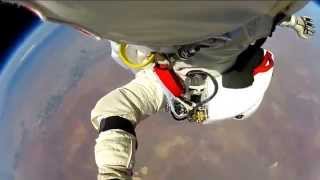 Felix Baumgartner  GoPro Footage 128K ft Space Jump Video from Red Bull [upl. by El]