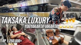 KERETA TERBAIK ✨TRIP NAIK KERETA API TAKSAKA LUXURY SLEEPER YOGYAKARTAJAKARTA [upl. by Hereld135]