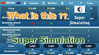 Airlines Manager  What is Super Simulation   Price Editing  Change Ticket Price  Tips30 [upl. by Auburta492]