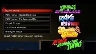 THE ULTIMATE GUIDE TO GET ALL HIDDEN SONGS IN IW ZOMBIES [upl. by Eissalc]