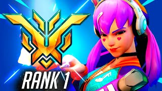 KSAA RANK 1 TANK MAIN  DVA GAMEPLAY  OVERWATCH 2 SEASON 2 TOP 500 [upl. by Keviv]