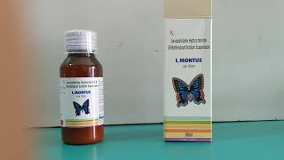 Levocetirizine dihydrochloride and Montelukast sodium Syrup  L montus Syrup [upl. by Adnawt]