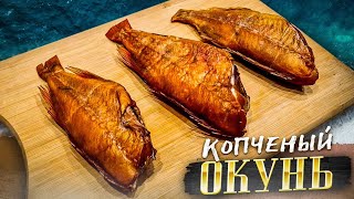 Морской Окунь Горячего копчения Как правильно и просто закоптить окуня копченыйокунькопченаярыба [upl. by Nylinnej]