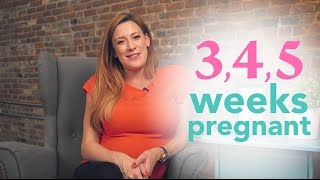 3 4 5 Weeks Pregnant  Ovia Pregnancy [upl. by Lenoil]