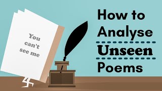 How to Analyse An Unseen Poem using TWISTUP [upl. by Ettenel603]