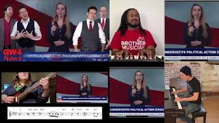 CPAC 2021 NATIONAL ANTHEM Youtube Orchestra [upl. by Socem291]