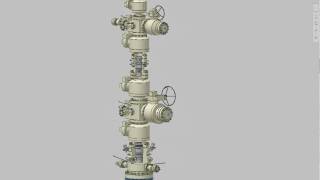 Wellhead for gas and oil storage Bohrlochkopf für die Gaseinspeicherung [upl. by Elocn326]