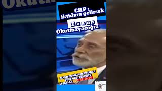 Chp liŞahin Ciner iktidara gelirsek ezanları susturacak dedishorts [upl. by Patsis241]