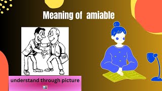 amiable ka kya matlab hota hai  amiable ka Hindi meaning [upl. by Germayne99]