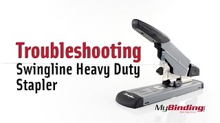 Troubleshooting the Swingline Heavy Duty Stapler [upl. by Aicaca]