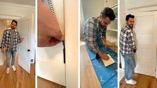 Door Wont Stay Open Quick Easy DIY Door Swing Fix [upl. by Reiners]