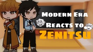 Modern Era reacts • Zenitsu • 35 • manga spoilers • ɢɪɢɪ ☆ • [upl. by Acinomahs611]