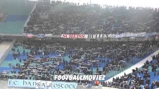 Hansa Rostock Fans entern das Zentralstadion in Leipzig [upl. by Lovell]