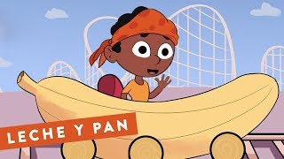 LECHE Y PAN  AVENTURA MUSICAL Espanhol [upl. by Auqemahs]