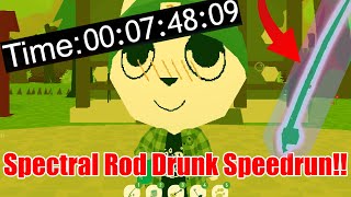 Webfishing Spectral Rod Drunk Speed Run [upl. by Lashondra]