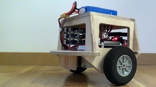 Balancing robot video 1  First balancing tests [upl. by Lativa]