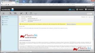 Video tutorial sobre RoundCube [upl. by Hajidak]