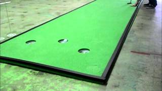 Double Thickness and Double Depth Hole Option for Giant BirdieBall Putting Green [upl. by Larina]