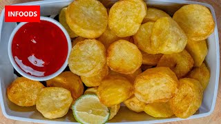 Fried Potatoes Recipe  How to Make Fried Potatoes  Roast Potato Recipe  Infoods [upl. by Selinski]