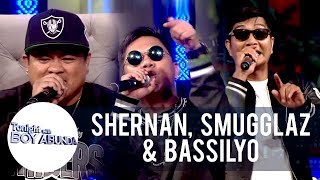 Shernan Smugglaz and Bassilyo perform a rap tribute for FPJ  TWBA [upl. by Zosima645]