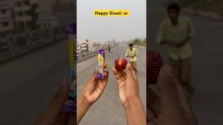 Happy Diwali 🪔 diwali crackers chocolate shortvideo [upl. by Siwel]