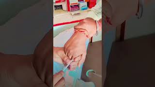 IV cannula canulization procedure motivation medico shorts nursing doctor gmc kannauj [upl. by Edylc527]