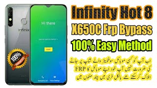 Infinix Hot 8 X650C Frp Bypass Google Acount Remove Easy Solution [upl. by Aid]