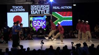 SDK EUROPE 2013 WORLD TEAM BATTLE FINALTOKYO ALLSTARS JAPAN vs REAL ACTION SOUTH AFRICA [upl. by Skiest]