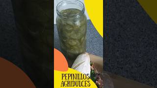 Pepinillos agridulces shorts comidacolombiana viral cocinaconkt [upl. by Adnirim189]