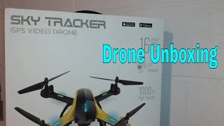 Unboxing  Sky Tracker GPS Video Drone [upl. by Layney828]