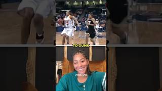 Candace Parker did it all 🔥 wnba wbb basketball flaujae dunks [upl. by Dorolice]