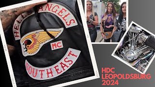 Hells Angels at HDC Leopoldsburg 2024 🔥🚨 [upl. by Metzgar]