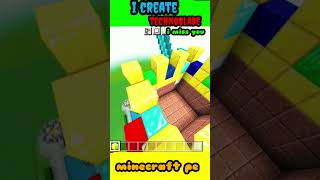 I created Techno blade in Minecraft shortvideo shorts viralvideo youtubeshort Technoblade [upl. by Haya]