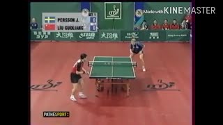 WTTTC 2000 Persson vs Liu Guoliang highlights [upl. by Inwat]