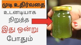 Ayurvedic வெற்றிலை To STOP Hair Fall Immediately And Grow New Hair100 effectiveTamil beautytips [upl. by Glendon886]