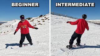 Beginner to Intermediate Snowboarder Progression [upl. by Nedia]