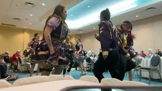 United Thunder Square Dancers  2nd change with Shawn Mousseau on fiddle [upl. by Aileduab539]