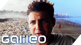 6000 Tonnen Müll Dieser Mann aus Indien hat einen Strand müllfrei gemacht  Galileo  ProSieben [upl. by Aneryc]