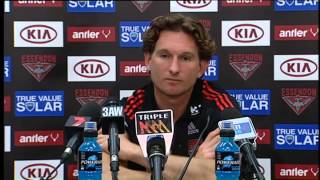 Hird Post Match  Round 23 2012 [upl. by Arlina]