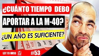 ¿Cuánto tiempo debo aportar a la Modalidad 40 ¿un año es suficiente [upl. by Ioves997]