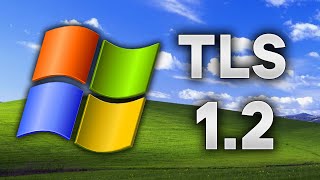 How To Enable TLS 11 amp 12 in Windows XP [upl. by Seebeck492]