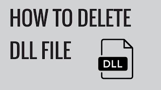 How to delete dll files [upl. by Aidualc716]