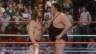 quotHacksawquot Jim Duggan vs Andre the Giant June 4 1988 [upl. by Philomena]