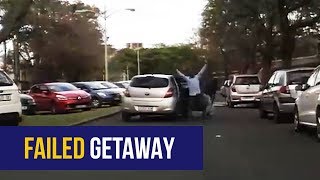 WATCH Durban thieves give up after relentless pursuit by security officers [upl. by Attayek13]